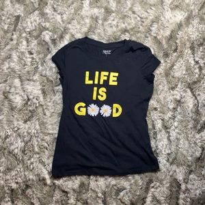 Girls “ Life is Good” tee